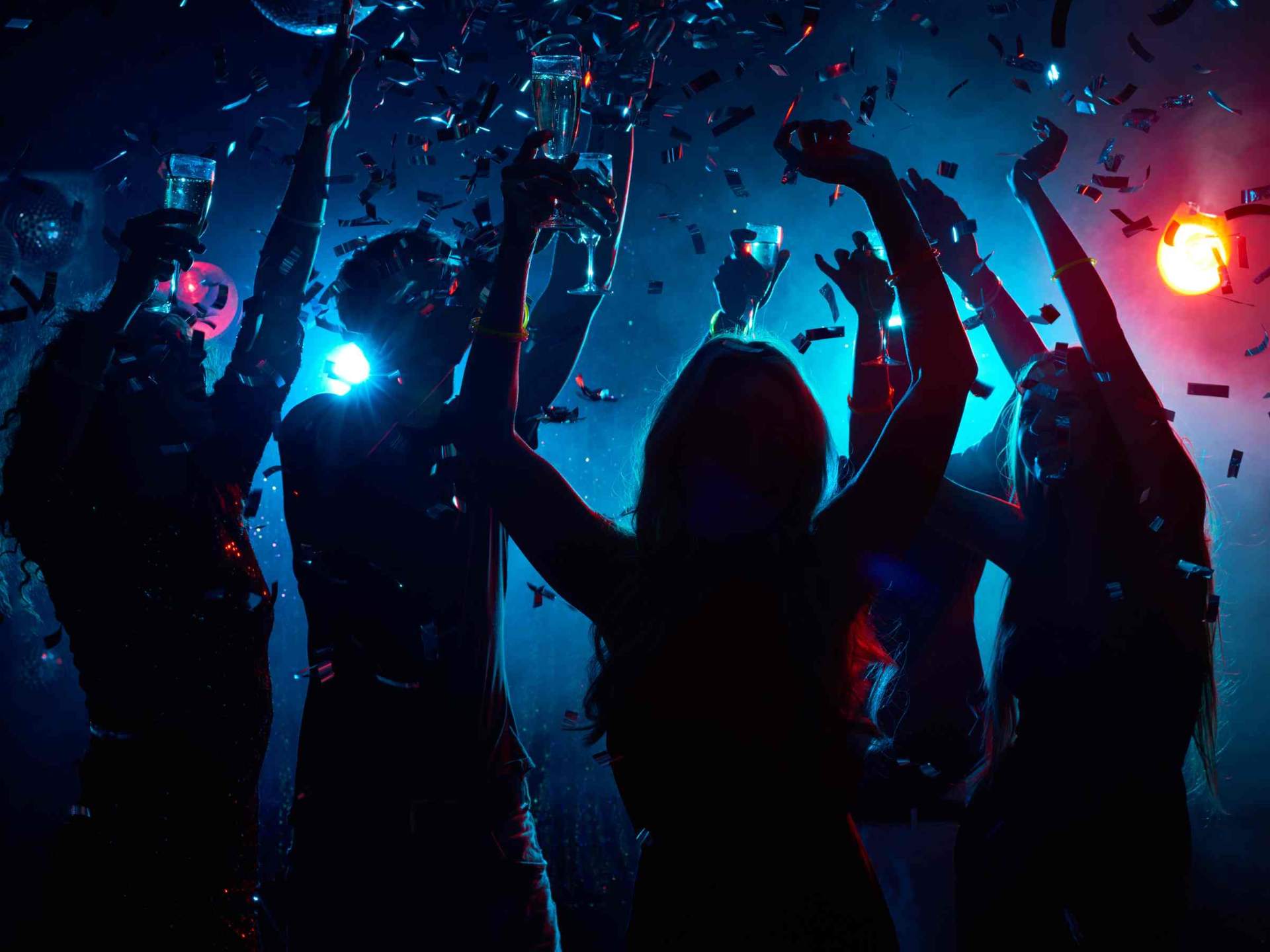 Disco Dino party moment