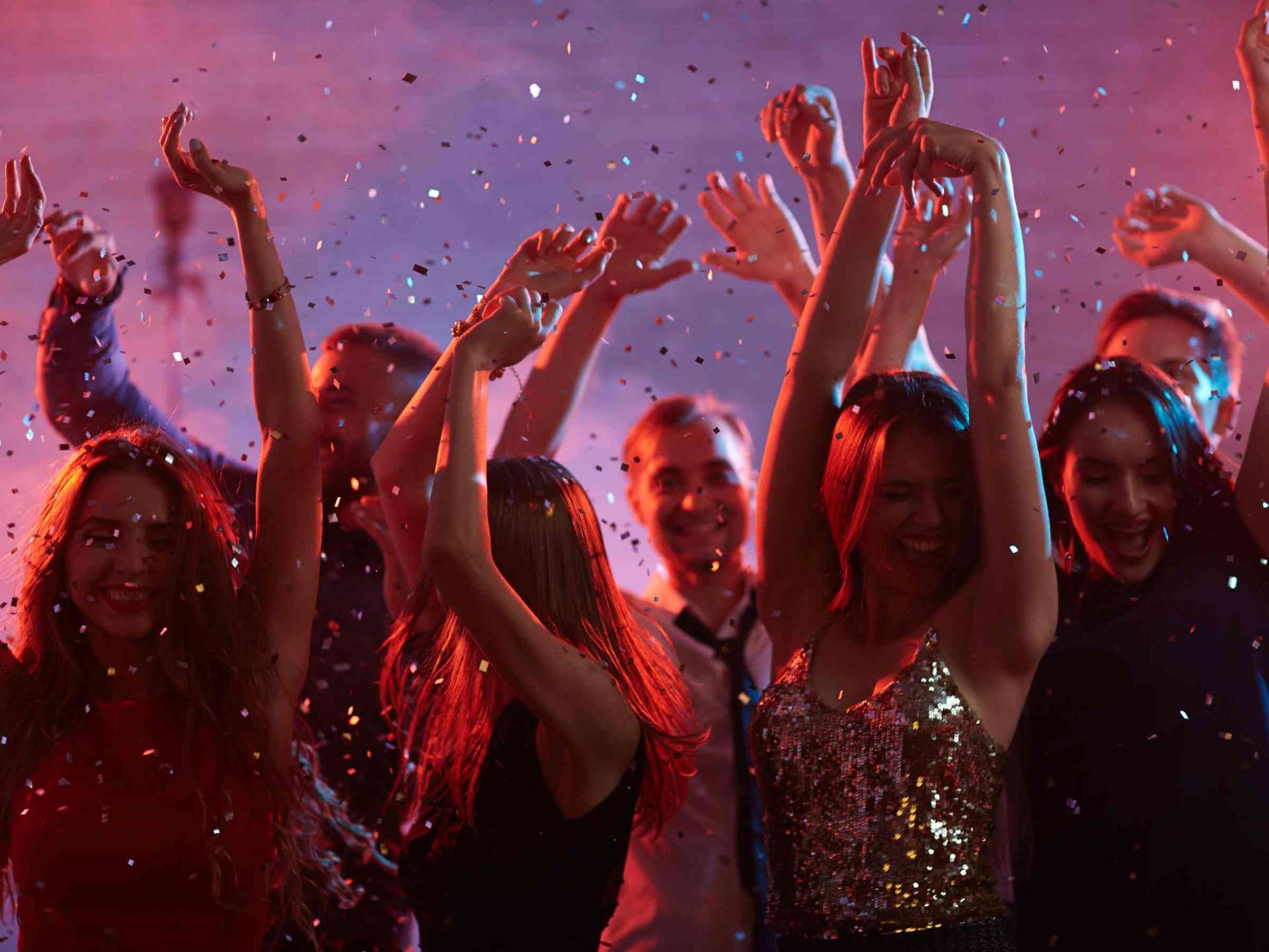 Disco Dino party moment